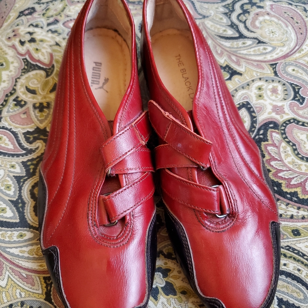 Vintage Puma Black Label Italian Leather Shoes
